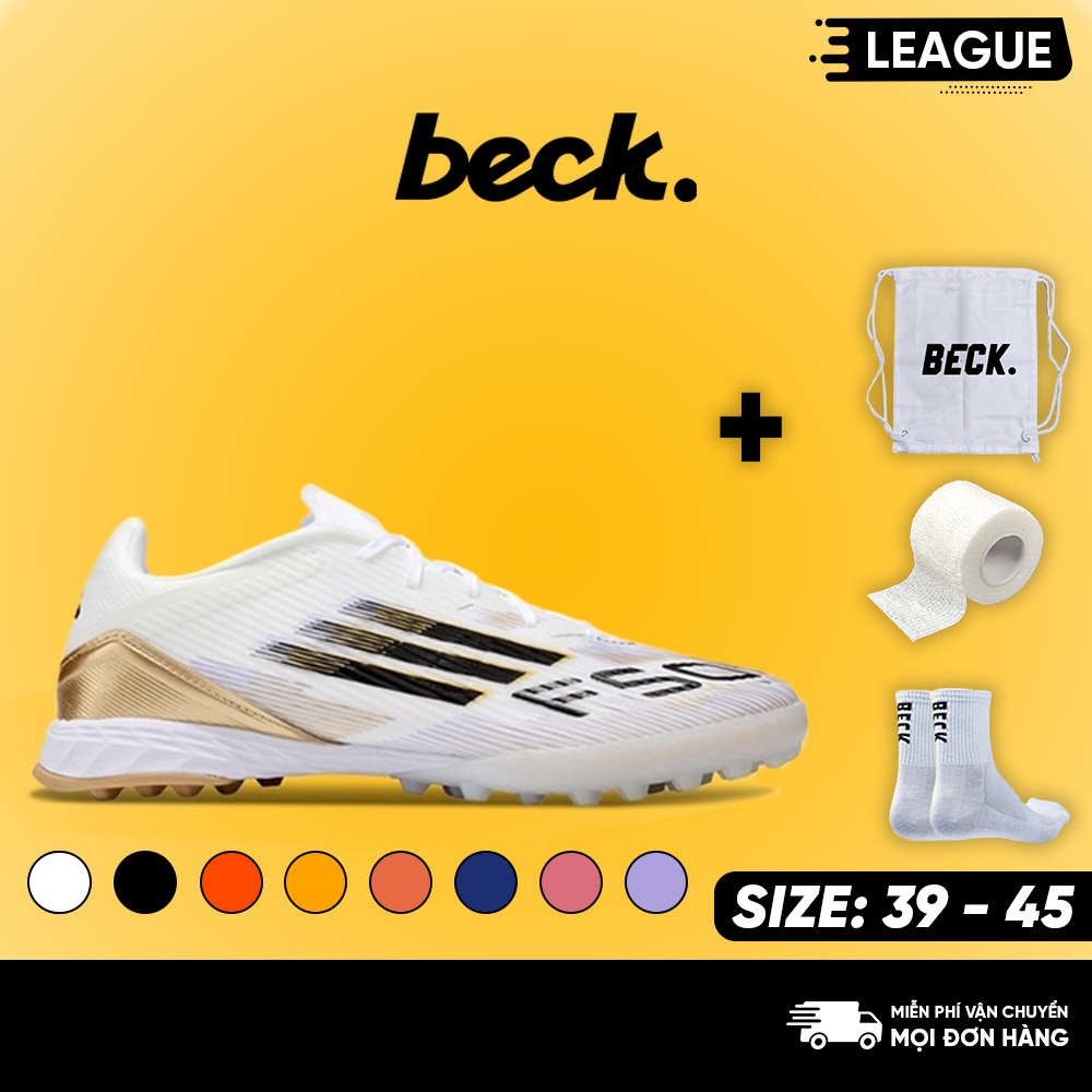 Giày Bóng Đá F50 LEAGUE, SOCCER BECK, Đế Đinh TF, Bám Sân, Các Màu Sắc, Sân Cỏ Nhân Tạo
