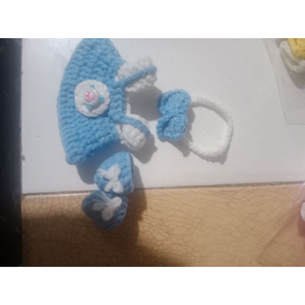 yếm len cho doll kuman 5in