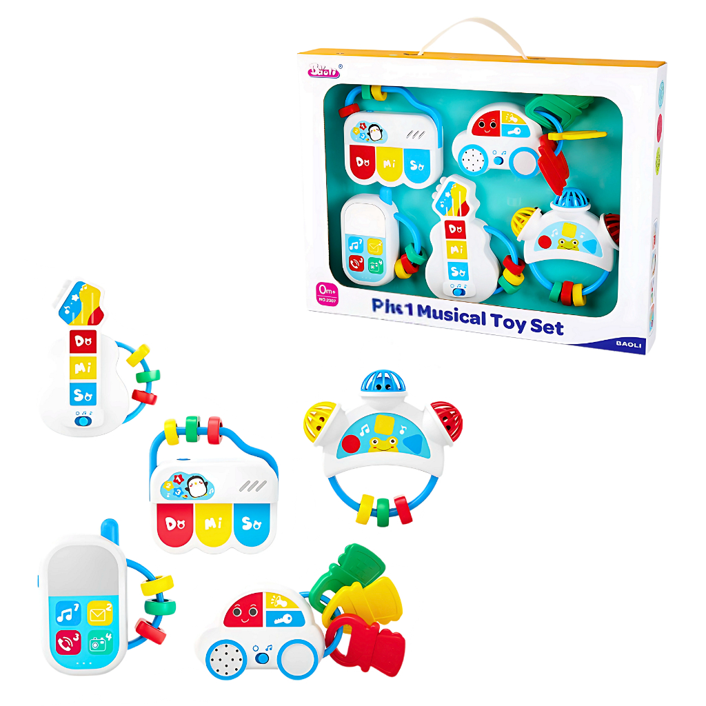 SB - BAOLI - Bộ Xúc Xắc Âm Nhạc Cho Bé