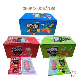  Xúc Xích Hot Dog Ponnie Giòn Ăn Liền Hộp 20 chiếc x 20gram 