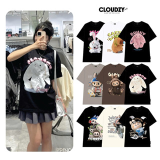 Áo thun nam nữ unisex tay lỡ phông local brand CLOUDZY form rộng cổ tròn oversize cotton TH AT TREND