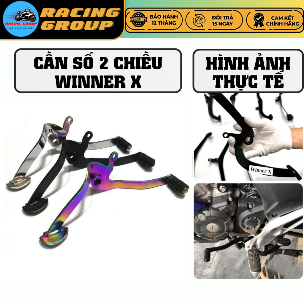 Cần Số 2 Chiều Winner X Nhiều Màu Tăng Giảm Số Nhanh, Sơn Tĩnh Điện Cao Cấp Dễ Dàng Lắp Đặt