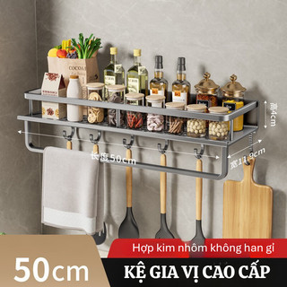  Kệ đựng đồ nhà tắm dán tường chất liệu Hợp kim nhôm chống gỉ cao cấp  Kèm keo dán và ốc vít  