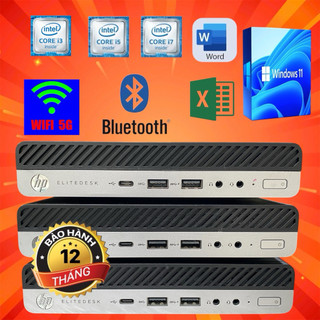  Máy tính PC mini HP - Hp 800G4 - i3 8100T i3 9100T i5 8500T,i5 9500T,i7 8700T ssd nvme ,Ram ddr4 