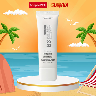 Kem Chống Nắng Phổ Rộng Hàn Quốc Innoskin B3 Suncream SPF50+ PA++++ - Xám 50g