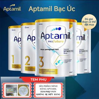 [CHÍNH HÃNG DATE XA] Sữa Aptamil Profutura Úc Bạc Số 1 2 3 4 Tiêu Hóa Khỏe Mạnh Phát Triển Toàn Diện Cho Bé 900g