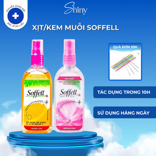 Kem Chống Muỗi Soffell kem đuổi muỗi xịt xua muỗi chính hãng hương hoa, hương cam (60ml, 80ml)
