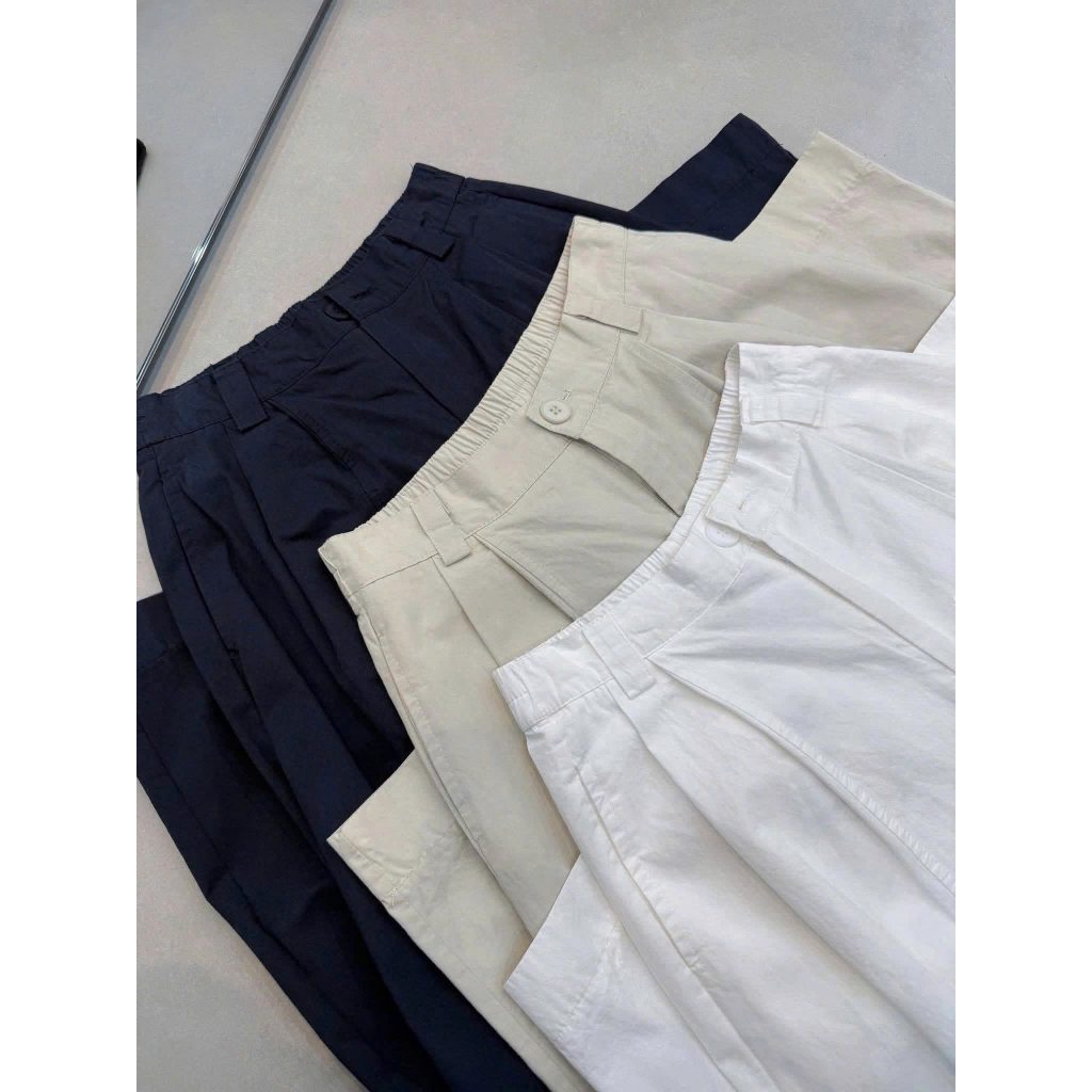 Quần baggy nữ Finn dáng suông ống rộng siêu tôn dáng, quần nữ vải kaki đứng form cạp khóa dễ phối đồ thời trang HEBE | BigBuy360 - bigbuy360.vn