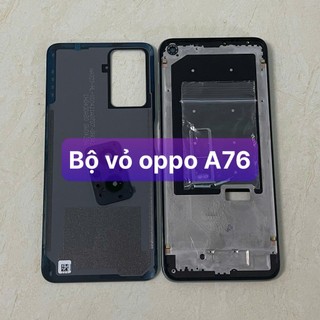 bộ vỏ sườn oppo A76 ,kèm khay sim,phím âm lượng,kính camera