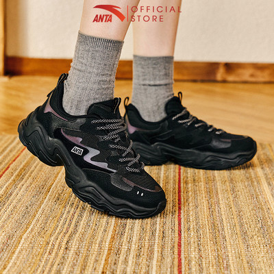 [+5CM] ANTA Nữ Meteorite Giày thời trang Casual Shoes Giày đế độn chiều cao nữ nhẹ 1224C8855