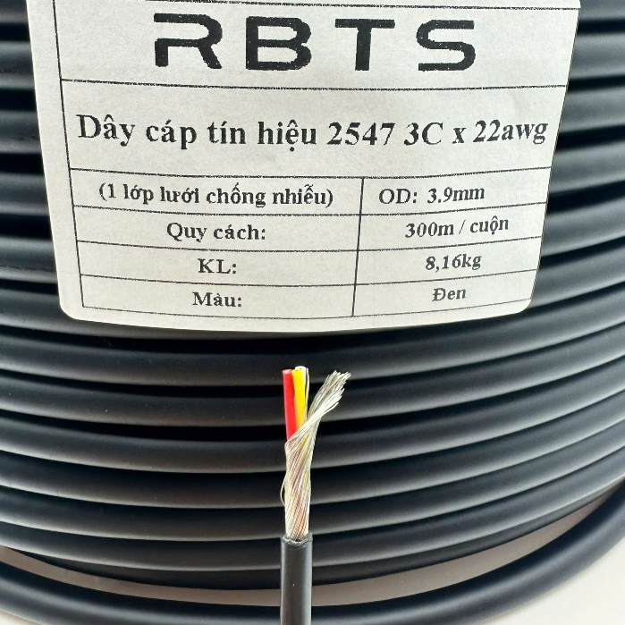 Dây cáp tín hiệu USB 2547, UL2464 3 lõi 20awg 22awg 24awg 26awg