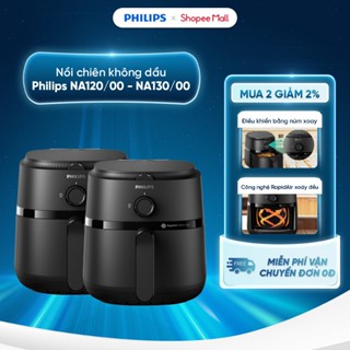 Nồi chiên không dầu Philips 6.2 lít NA130/00 - 4.2 lít NA120/00 - Công suất 1500W - 1700W, BH 24 Tháng