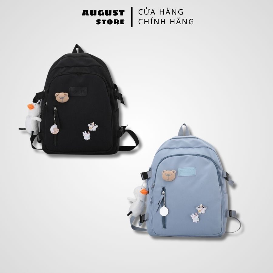 Balo Ulzzang Phong Cách Hàn Quốc nam, nữ, Balo đi học chống nước thời trang Cao Cấp BL62 - August St