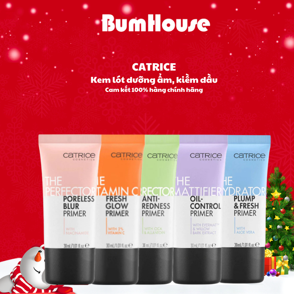 Kem Lót Catrice Primer, Kem Lót Kiềm Dầu, Kem Lót Dưỡng Ẩm, Kem Lót Đều Màu - 30ml