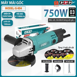 [TẶNG BỘ PK]Máy mài góc, máy cắt cầm tay hãng GGG G-954 Cưa - mài - đánh bóng - chà nhám trên mọi bề mặt