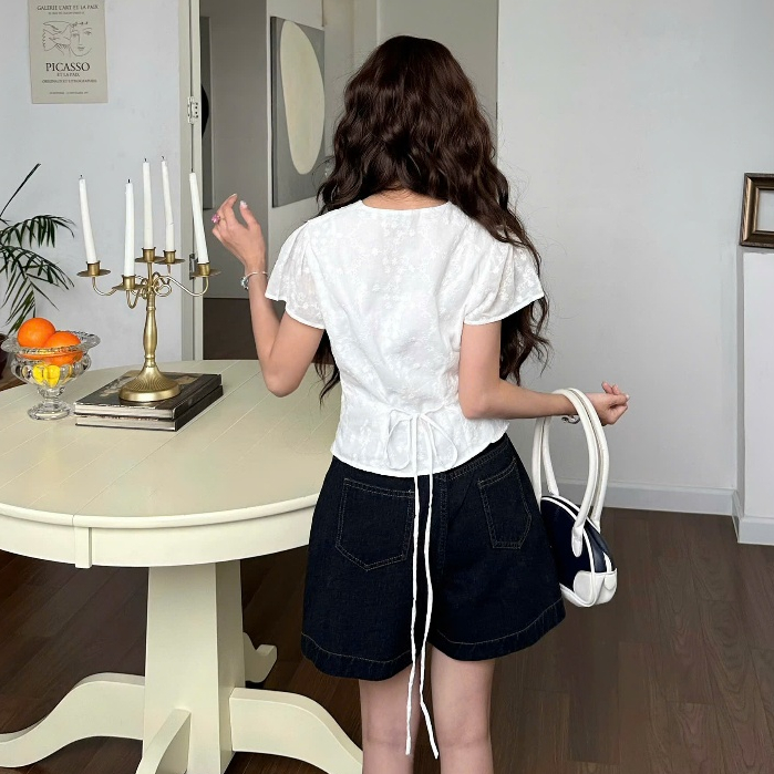 NAVIE - Áo kiểu boi thêu MOLLY thời trang nữ | BigBuy360 - bigbuy360.vn