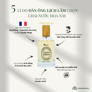 Nước Hoa Nam BK LUXURY STRONG MEN 100ml Mạnh Mẽ Đáng Tin Cậy Lưu Hương Lâu | TAM ĐẠI MỘC