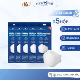   Combo 5 hộp  Khẩu Trang Y Tế 4D KF94 - Bảo Vệ Tối Ưu -  An Toàn  Hộp 10 cái  