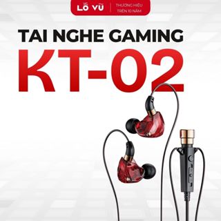 Tai nghe dây gaming KT-02, Kết nối Jack 3.5mm, Dây dài 120cm - Phụ kiện điện thoại, Lỗ Vũ 1