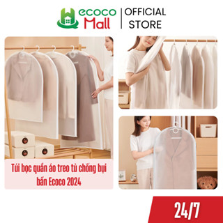  Set 5 Túi bọc quần áo ECOCO treo tủ chống bụi chống ẩm mốc côn trùng có khoá kéo cao cấp 