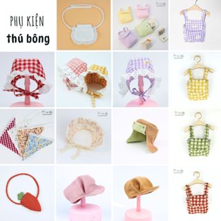 Phụ kiện cho búp bê vải tự phối đồ thay quần áo Tiệm tạp hoá Nhà May