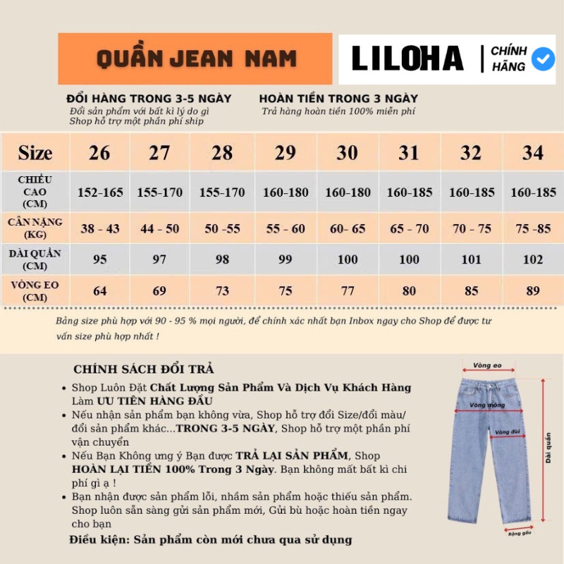 (LILOHA x THANHDONGIAN) Jean Ống Suông Màu Trắng – Phong Cách Tối Giản – Vải Dày Tôn Dáng – Mã JW01 | BigBuy360 - bigbuy360.vn
