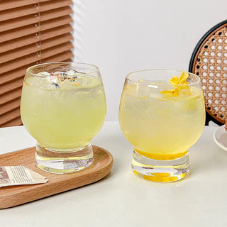  Ly thủy tinh tròn 360ml sang trọng ly uống nước cocktail trà cà phê quán bar nhà hàng 