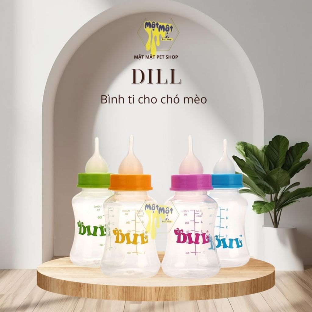Bình Ti Bình Sữa Chó Mèo Sơ Sinh Pet 60ml