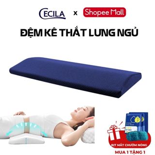 Đệm kê thắt lưng CECILA Gối Nệm Y Tế thiết kế chuyên biệt giảm đau thoát vị đĩa đệm, ruột cao su non