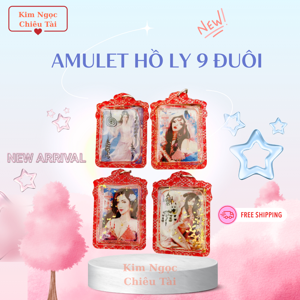 Mặt dây chuyền hồ ly 9 đuôi cửu vĩ - nhiều mẫu Thái Lan Phong Thủy