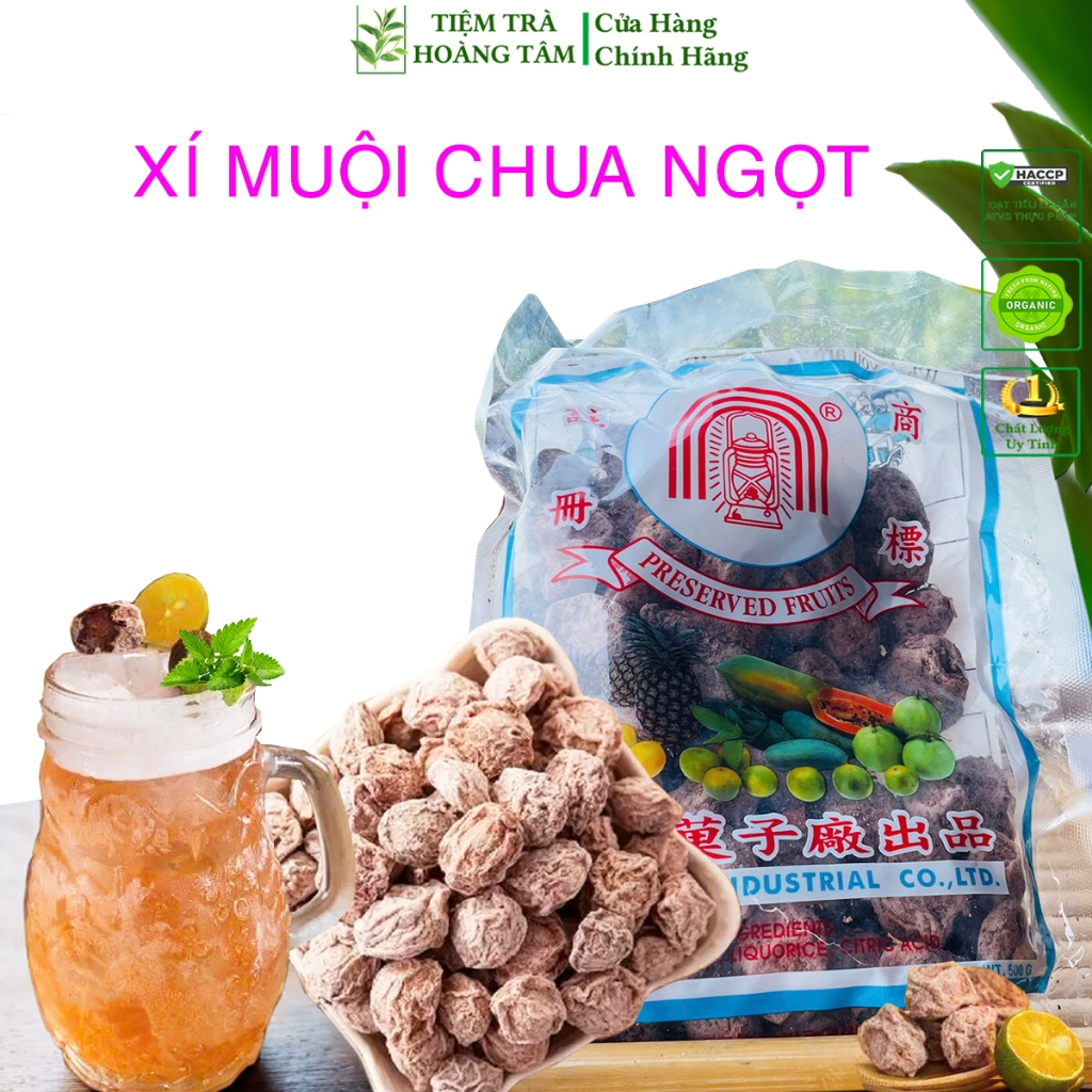 Xí muội mơ - Ô mai xí muội chua ngọt hiệu KIM SENG.