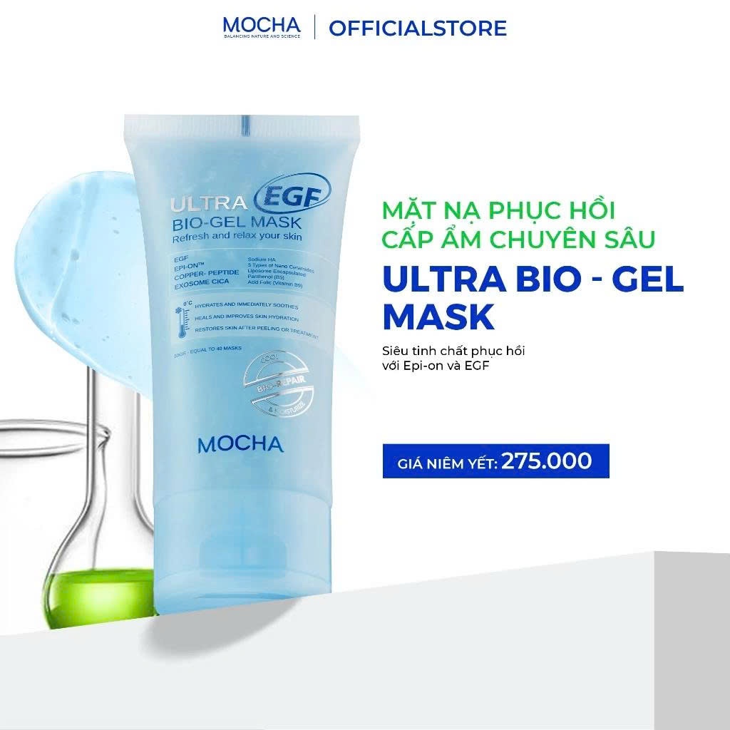 Mặt Nạ Gel Lạnh Siêu Phục Hồi Ultra EGF Bio -Làm Dịu Và Cấp Ẩm Chuyên Sâu Cho Da Tổn Thương