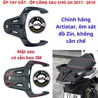 Ốp Tay Dắt Carbon Cho SH Việt 2012-2016 – Phụ Kiện Trang Trí Bảo Vệ Xe Máy Cao Cấp