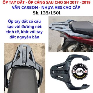 Ốp Tay Dắt Carbon Cho SH Việt 2012-2016 – Phụ Kiện Trang Trí Bảo Vệ Xe Máy Cao Cấp