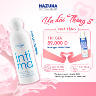 Dung Dịch Vệ Sinh Phụ Nữ Intima Ziaja Với Lactobionic Acid Giúp Khử Mùi Tăng Đàn Hồi 200ml - 500ml