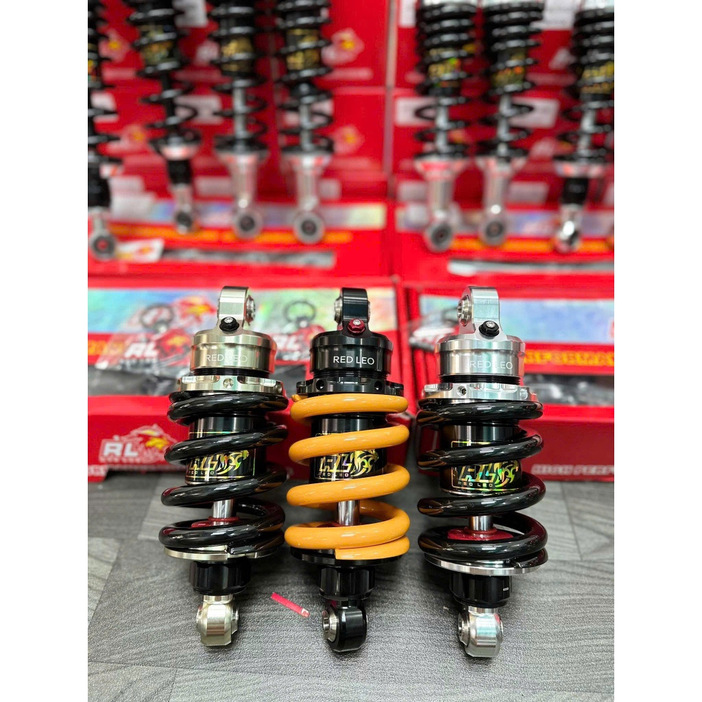  Phuộc Sau Redleo Exciter 135   150   155 Mẫu Mới 2025 – Có Tăng Chỉnh Size 202mm Rebound chân thật 