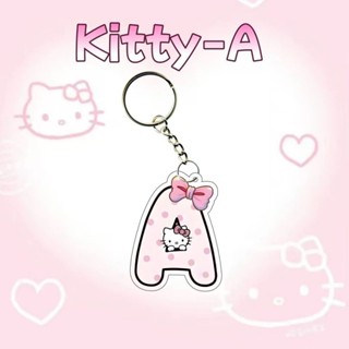 Túi học sinh mặt dây chuyền bộ dụng cụ mèo điện thoại di động quyến rũ móc khóa chữ trang trí kity