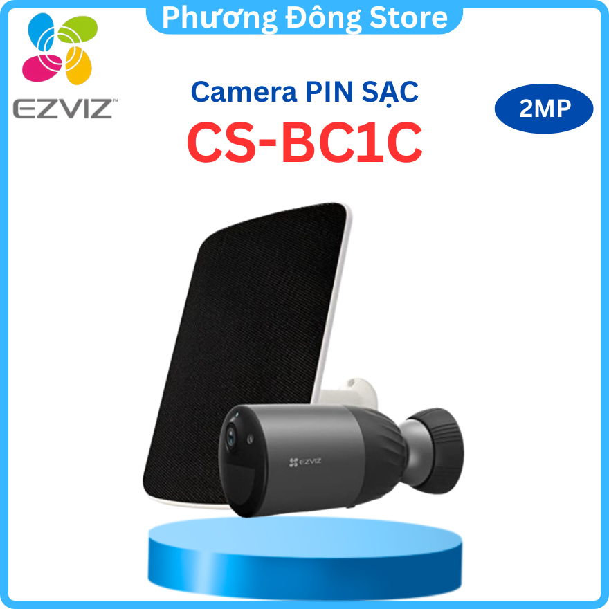 CAMERA IP WIFI EZVIZ CS-BC1C 2MP FULL HD -Tích hợp Bộ Nhớ Trong 32GB + Đàm Thoại 2 Chiều + Phát hiện