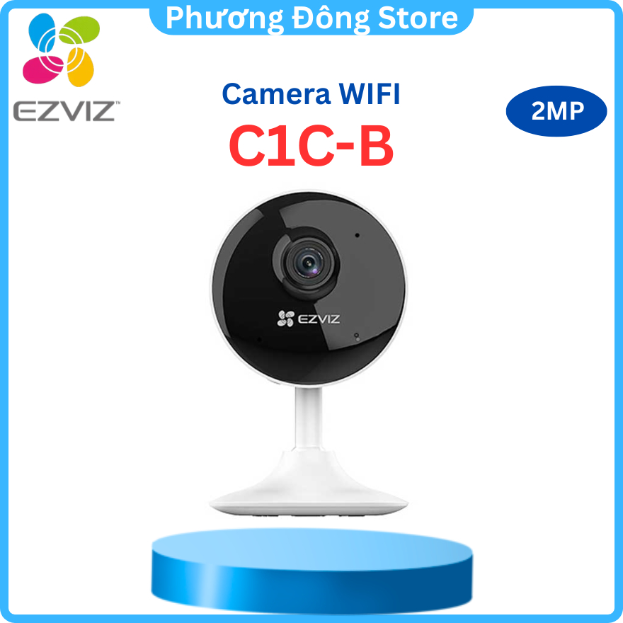 CAMERA IP WIFI TRONG NHÀ EZVIZ 2MP FULL HD - Xoay 360 độ, Góc rộng, Đàm thoại 2 chiều, Phát hiện chu