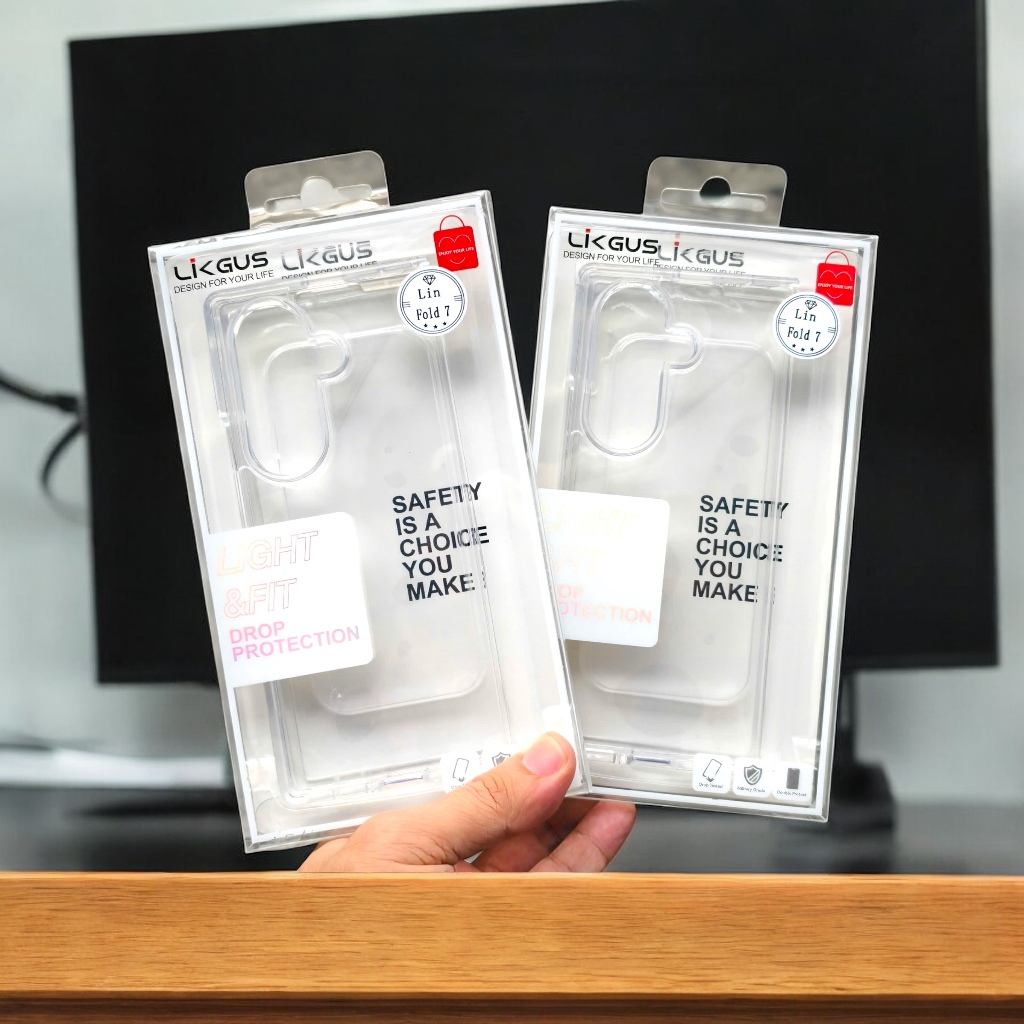 Ốp lưng Galaxy Z Fold 7 Likgus trong suốt