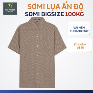 Áo sơ mi nam ngắn tay trung niên vải lụa cao cấp co giãn mềm mịn mặc mát ATK16