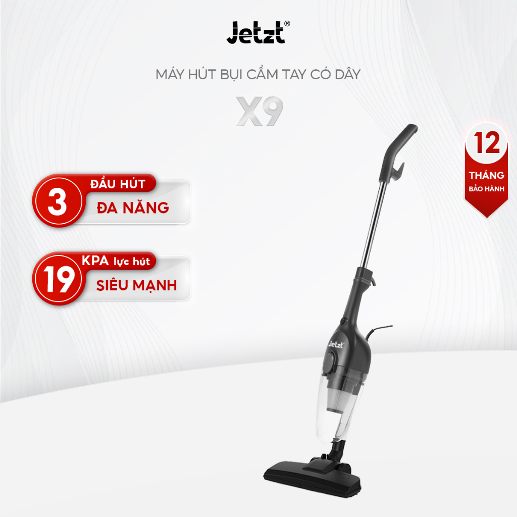 Máy hút bụi cầm tay có dây JETZT X9, lực hút 19.000PA | BigBuy360 - bigbuy360.vn