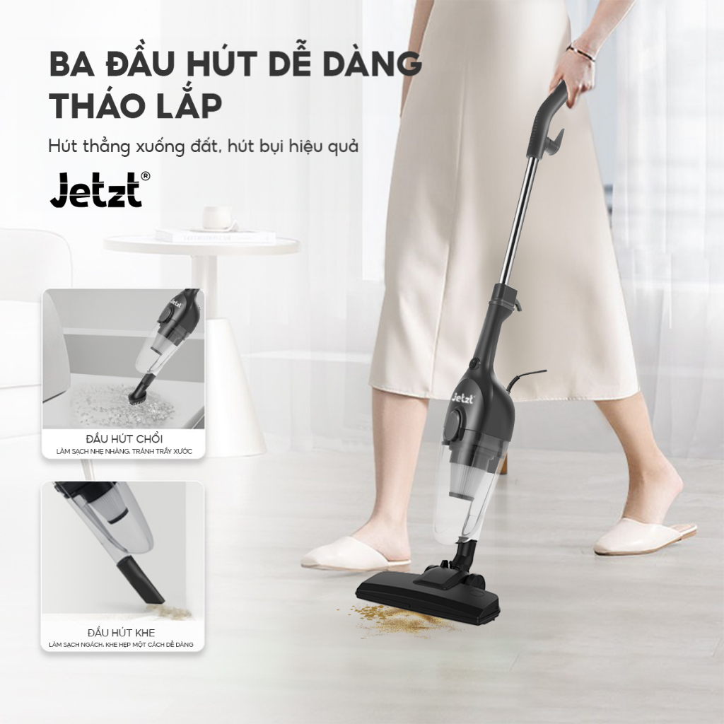 Máy hút bụi cầm tay có dây JETZT X9, lực hút 19.000PA | BigBuy360 - bigbuy360.vn