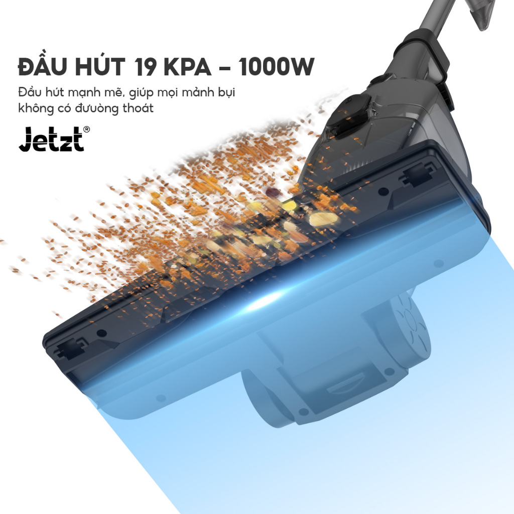 Máy hút bụi cầm tay có dây JETZT X9, lực hút 19.000PA | BigBuy360 - bigbuy360.vn