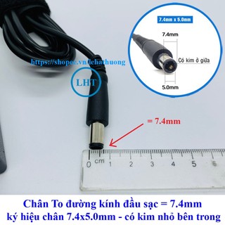 Sạc Laptop Dell 19.5V - 4.62A (90W) chân To 7.4x5.0mm Latitude E6420 E6410 E6430 E6400 E6220 E6230 E6320 E4300 E4310