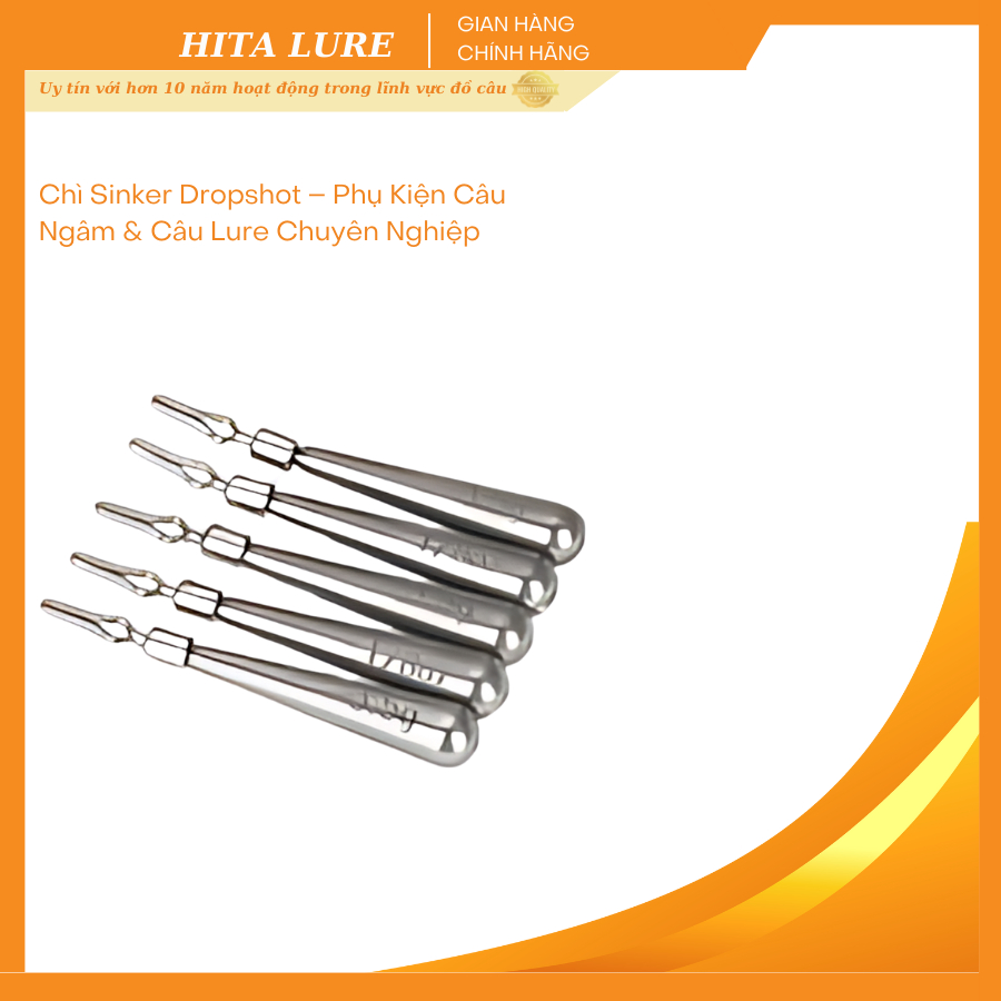 Chì Sinker Dropshot Phụ Kiện Câu Ngâm & Câu Lure Chuyên Nghiệp