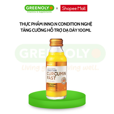 Nước Nghệ Nano Kolmar Curcumin Fast Nano Tăng Cường Hỗ Trợ Dạ Dày 100ml