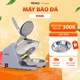 Máy Xay Đá - Máy Bào Đá Venko 2 Lưỡi Dao Làm Sinh Tố,Kem Lạnh Đá tuyết 3 lưỡi dao công suất 500w