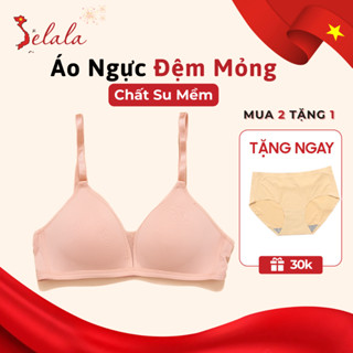 Áo Lót Nữ Selala Chất Su Cao Cấp Đệm Mỏng 1cm Thiết Kế Không Gọng Dáng Ôm AM22
