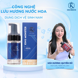[KING MONSTER] Dung dịch vệ sinh nam KING MONSTER 100ml giúp dưỡng ẩm, kháng khuẩn, khử mùi hương bạc hà làm mát